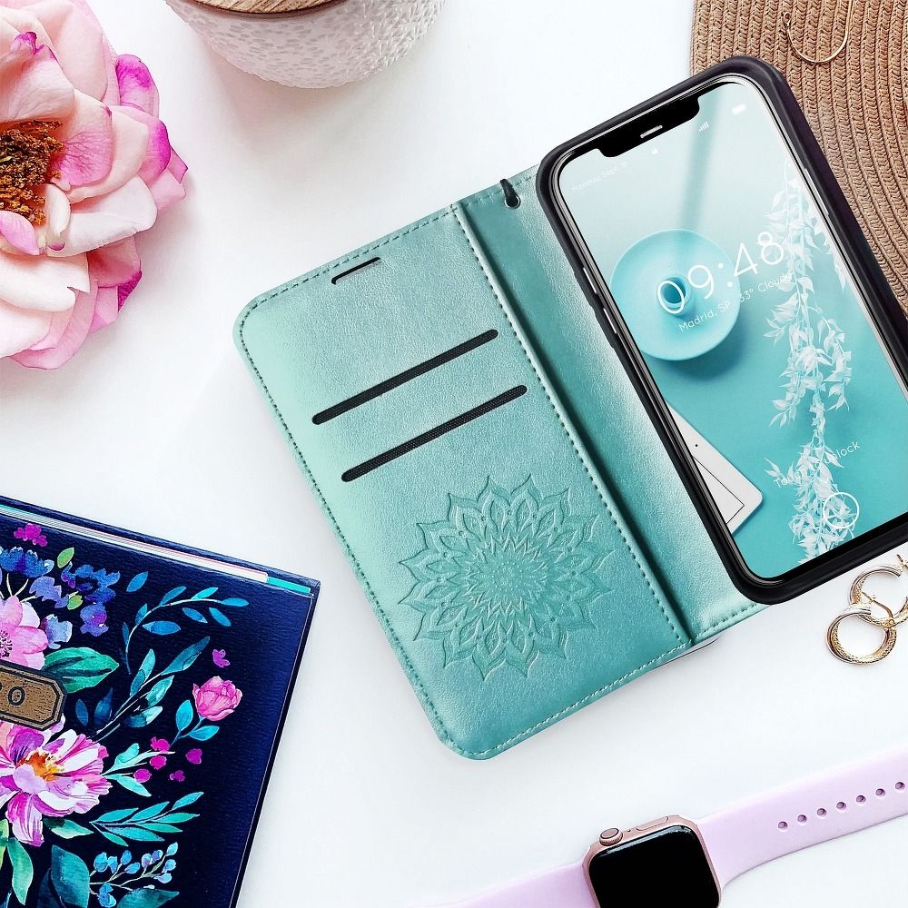 MEZZO Book case for SAMSUNG A12 / M12 mandala green
