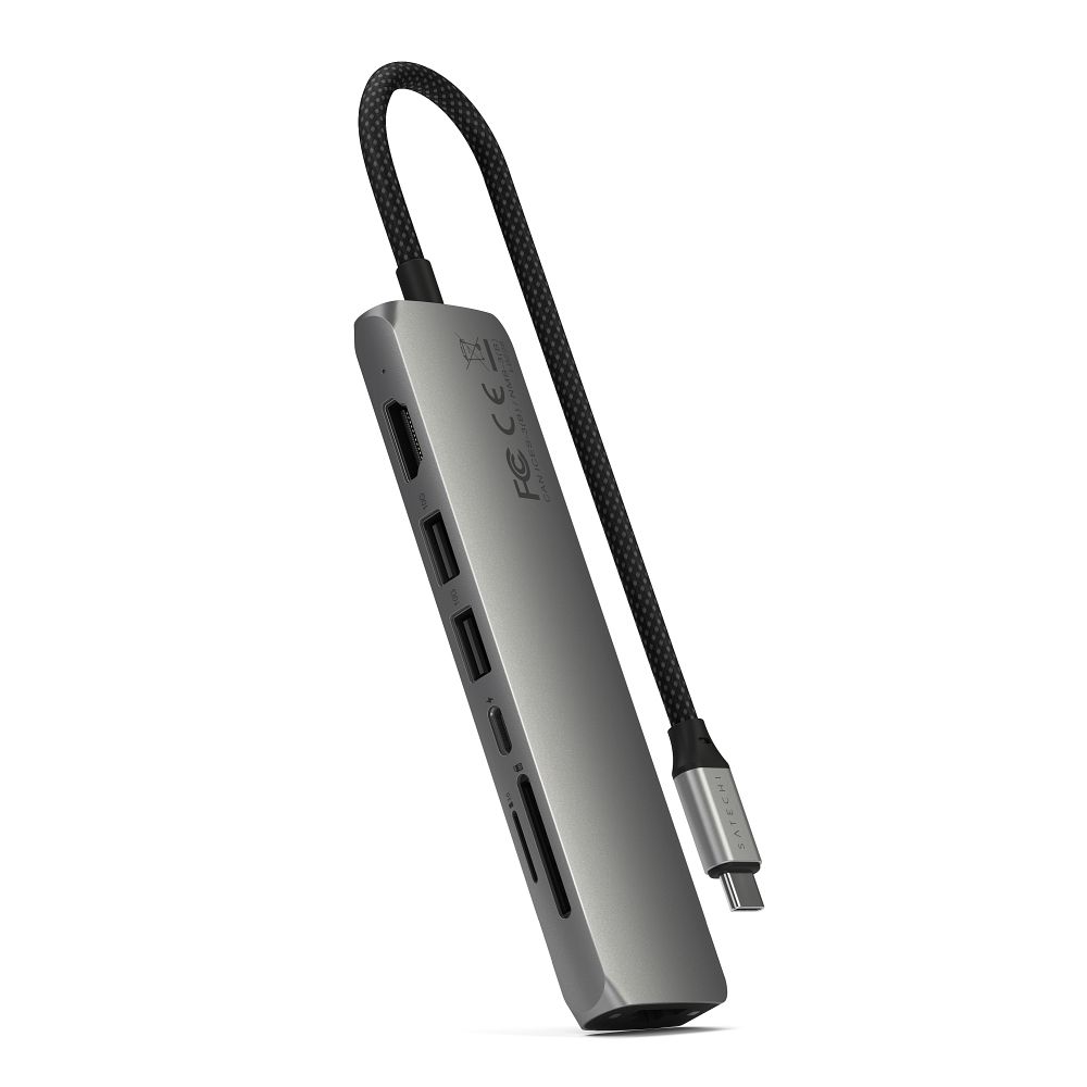 SATECHI adapter HUB 7in1 Type C ST-P7SM space gray