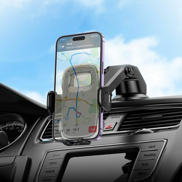 HOCO car holder for windshield / center console H15 dark night black