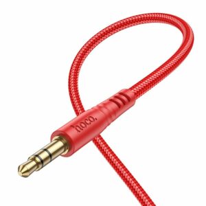 HOCO kabel AUX Jack 3,5 mm (male) to Jack 3,5 mm (male) UPA24 1 m red