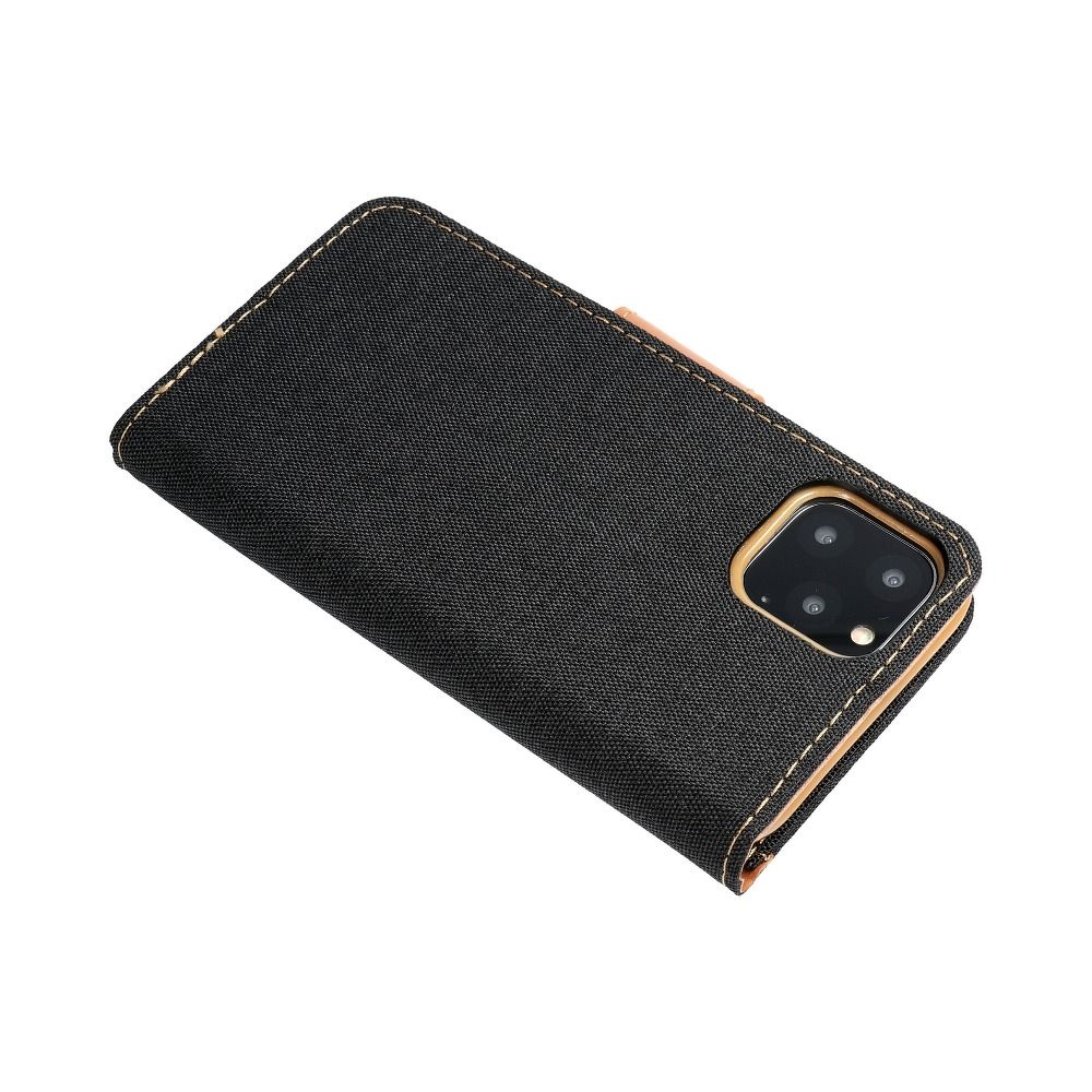 99cae27ea5f7864585d137ea4666b7ff CANVAS Book case for IPHONE 6/6S black