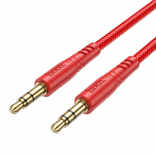 HOCO kabel AUX Jack 3,5 mm (male) to Jack 3,5 mm (male) UPA24 1 m red