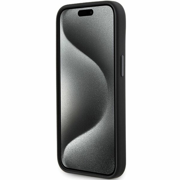 KARL LAGERFELD case for IPHONE 15 KLHCP15SSDHKCNK (Silicone KC) black