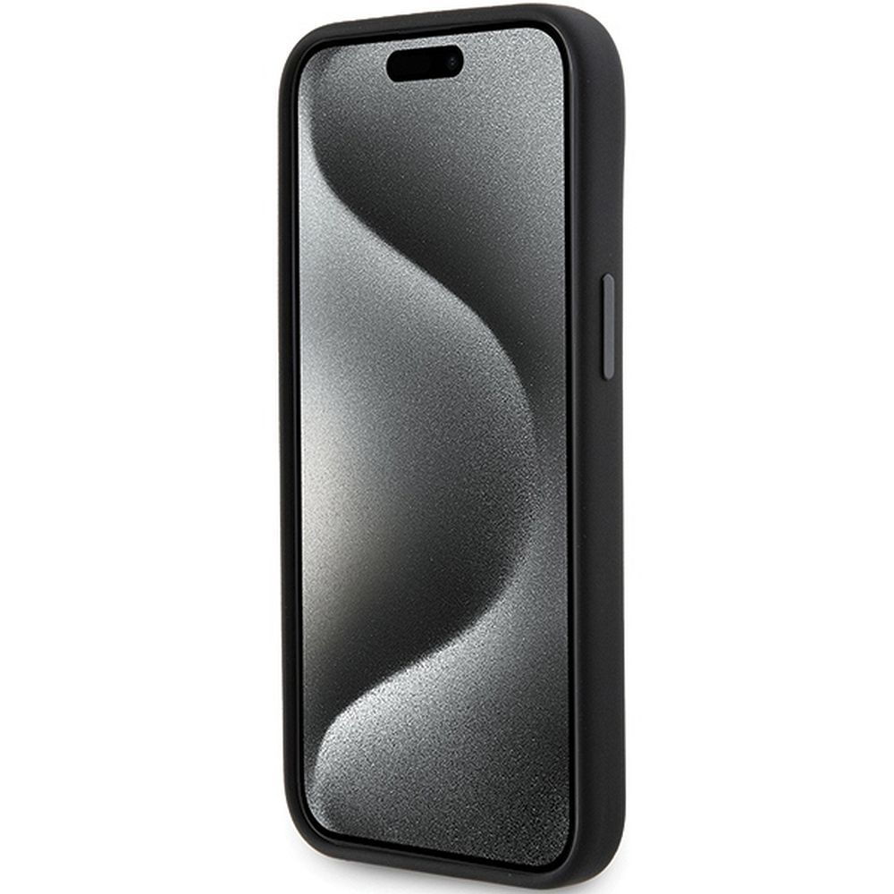 KARL LAGERFELD case for IPHONE 15 KLHCP15SSDHKCNK (Silicone KC) black