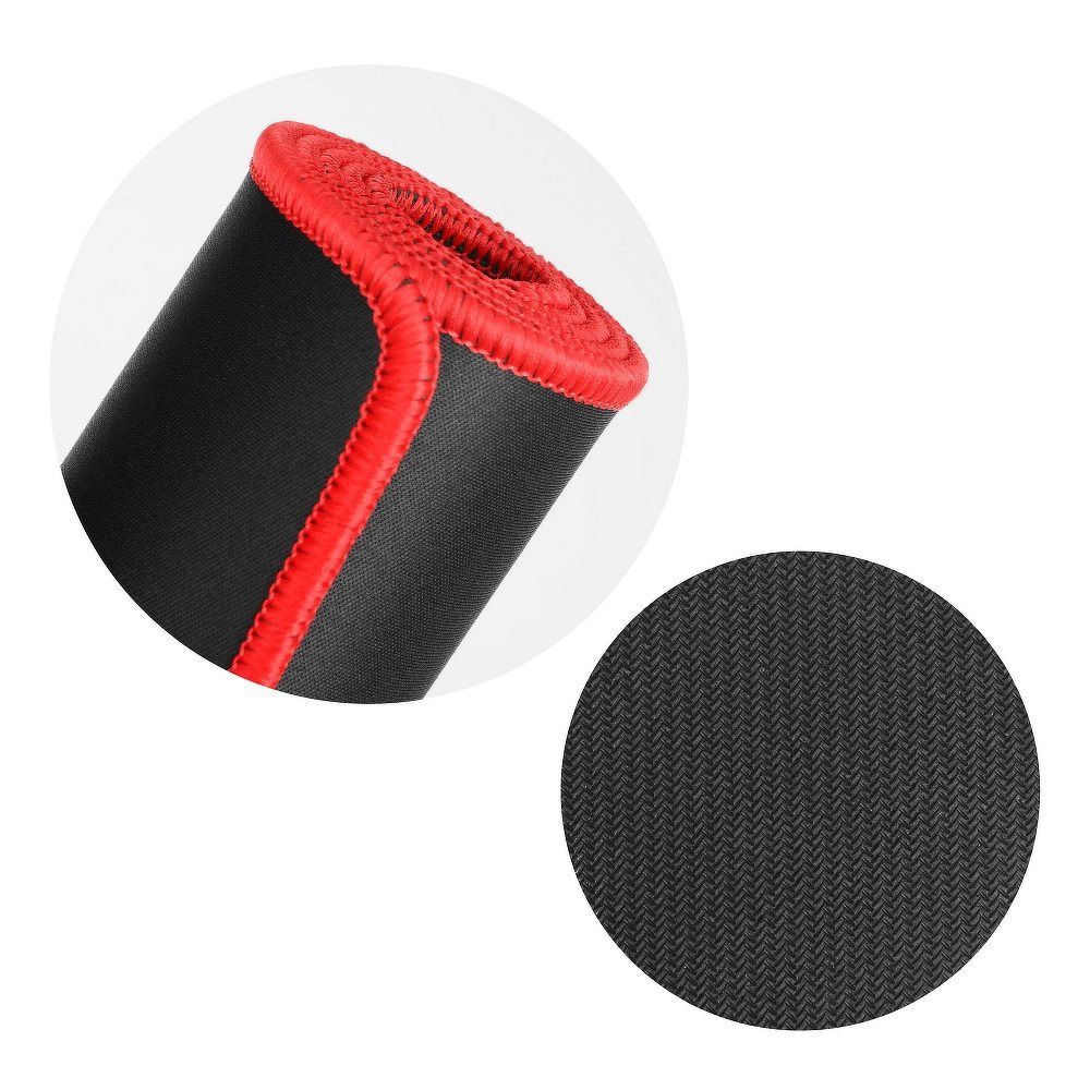9a54fa60209af4e4ddd40d65c1274005 Gaming mousepad 300 x 240 x 3 mm black with red stitching