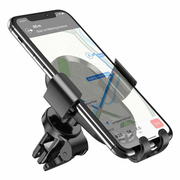 HOCO car holder with wireless charging for air vent 15W CA105 black