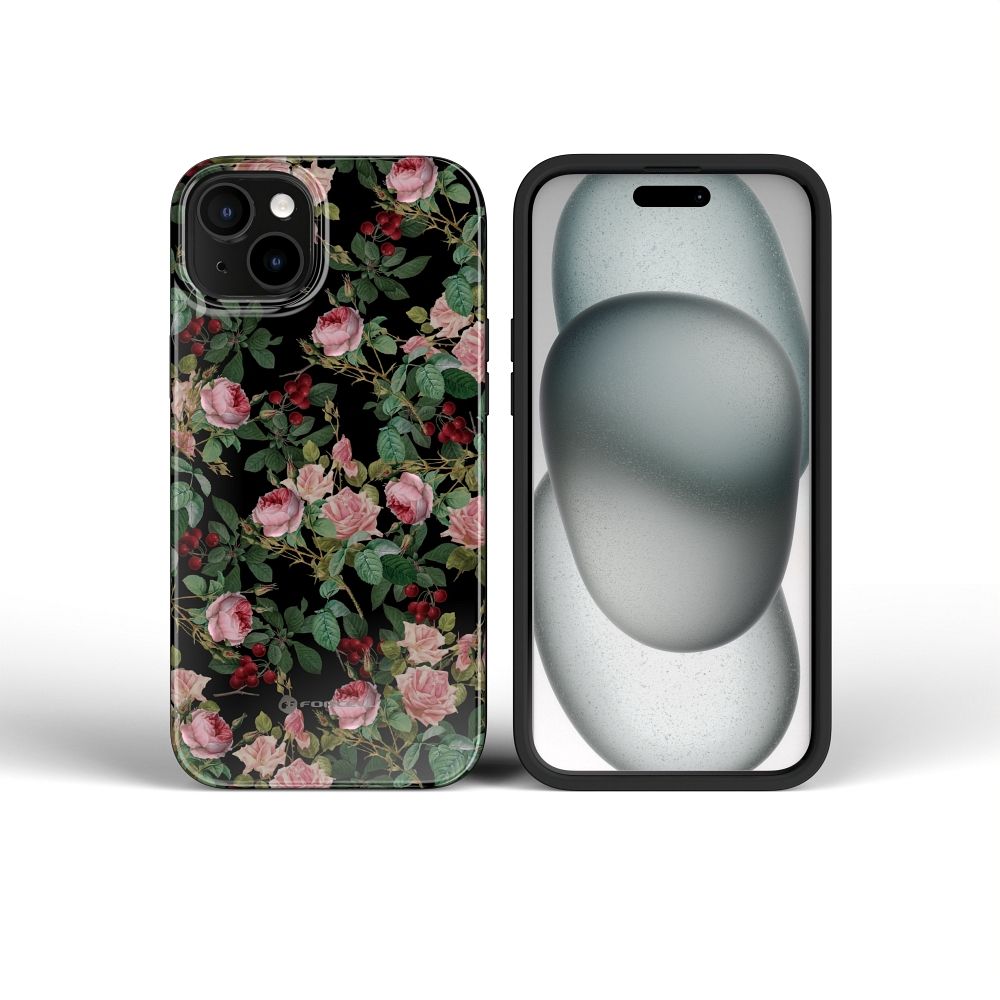 FORCELL F-PROTECT Mirage, Military Drop-Tested case compatible with MagSafe for IPHONE 16 PLUS rose drama