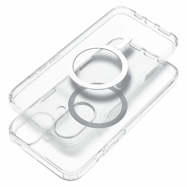 Clear Elite Mag Cover antiyellowing compatible with Camera Control button and MagSafe for IPHONE 16 PLUS transparent
