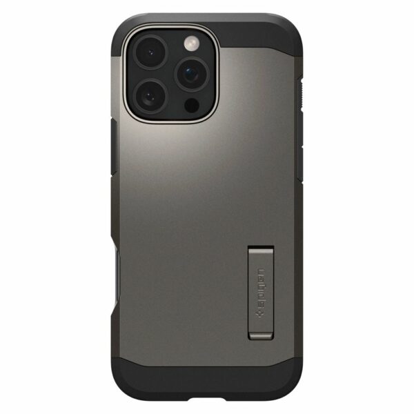 SPIGEN case TOUGH ARMOR MAG compatible with MagSafe for IPHONE 16 Pro gunmetal