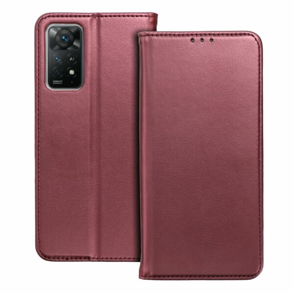 SMART MAGNETO Book case for REALME 14 PRO burgundy