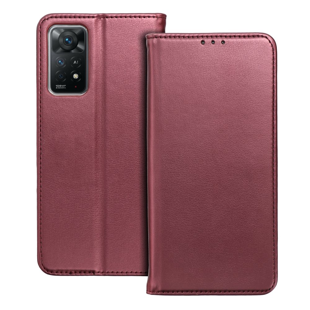 SMART MAGNETO Book case for REALME 14 PRO burgundy