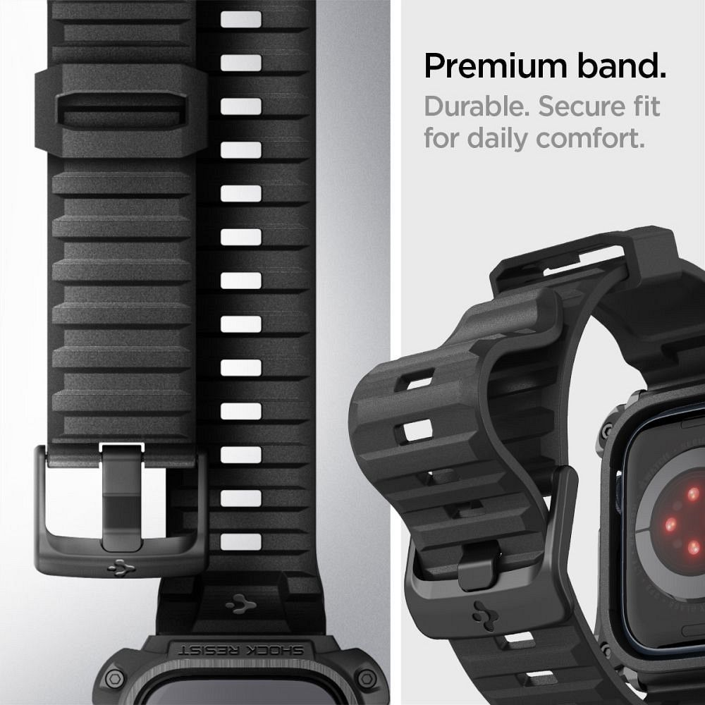 SPIGEN case TOUGH ARMOR ”PRO” for APPLE Watch 7 / 8 / 9 (45 mm) metal black