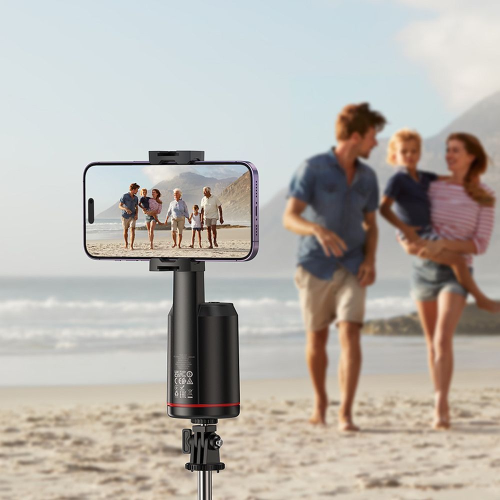 HOCO mobile phone holder 360 degree with auto face tracking K23 black
