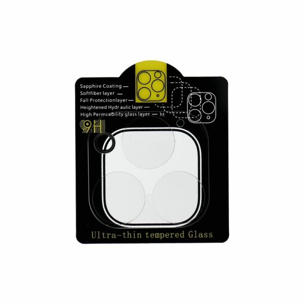 5D Full Glue Camera Tempered Glass - for iPhone 14 Pro Transparent