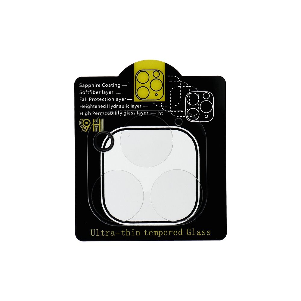 5D Full Glue Camera Tempered Glass - for iPhone 14 Pro Transparent