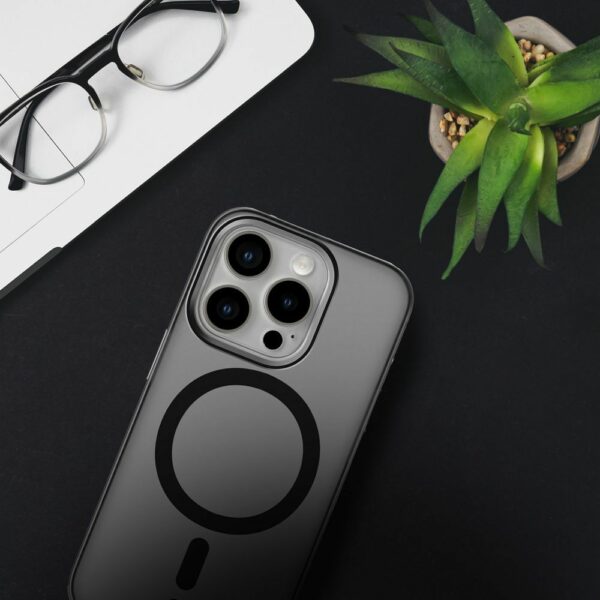 FORCELL F-PROTECT Levels with Dual Layer 4D technology, Military Drop-Test compatible for SAMSUNG S25 PLUS smoky black