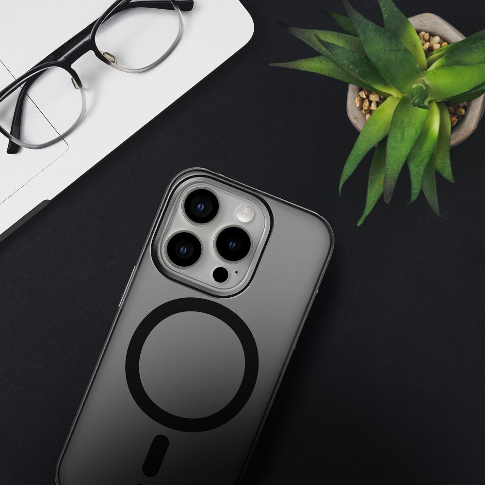 FORCELL F-PROTECT Levels with Dual Layer 4D technology, Military Drop-Test compatible for SAMSUNG S25 PLUS smoky black