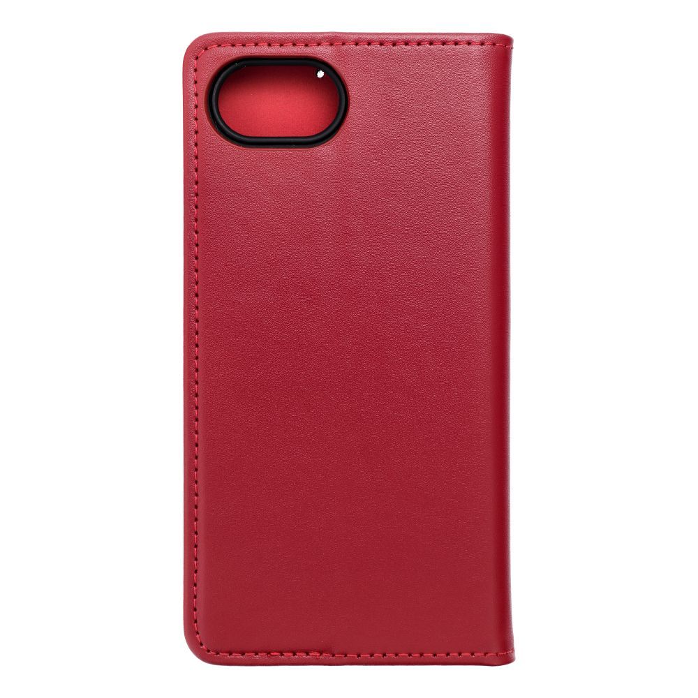 9c525485d6c0bc9d7cad53d357db76fb Leather case SMART PRO for IPHONE 16e (SE 4 2025) claret