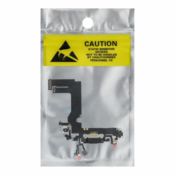 Charging flex USB for IPHONE 13 Mini black (pulled)