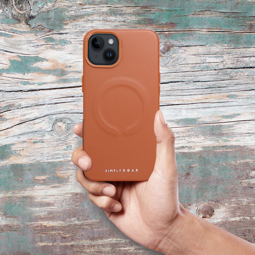 ROAR case LEATHER MAG compatible with MagSafe for IPHONE 13 Pro Brown