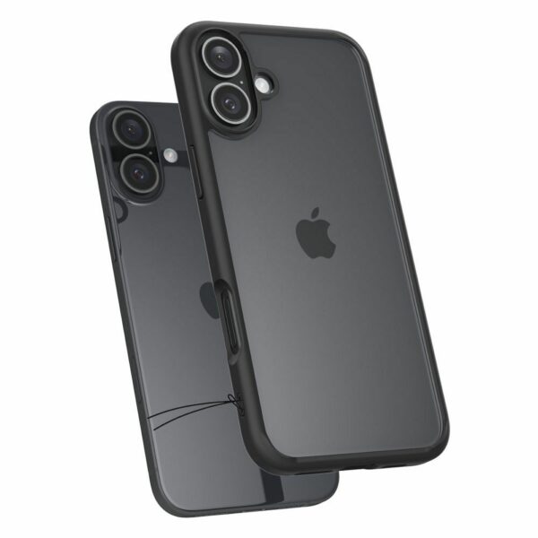 SPIGEN case ULTRA HYBRID for IPHONE 16 matte black