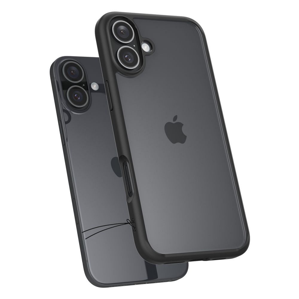 SPIGEN case ULTRA HYBRID for IPHONE 16 matte black