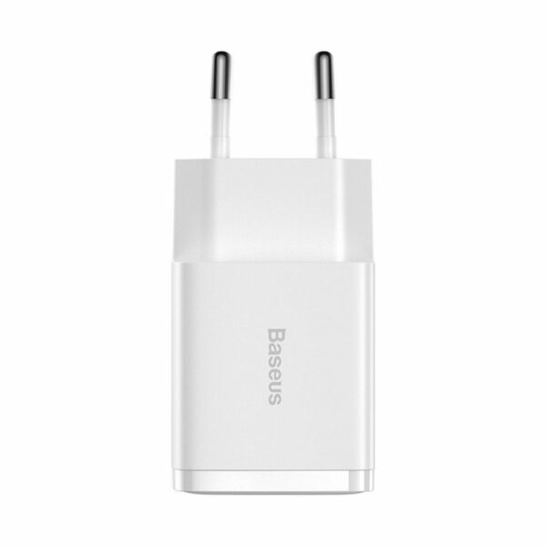 BASEUS wall charger 2 x USB A 2,1A 10,5W CCXJ010202 white