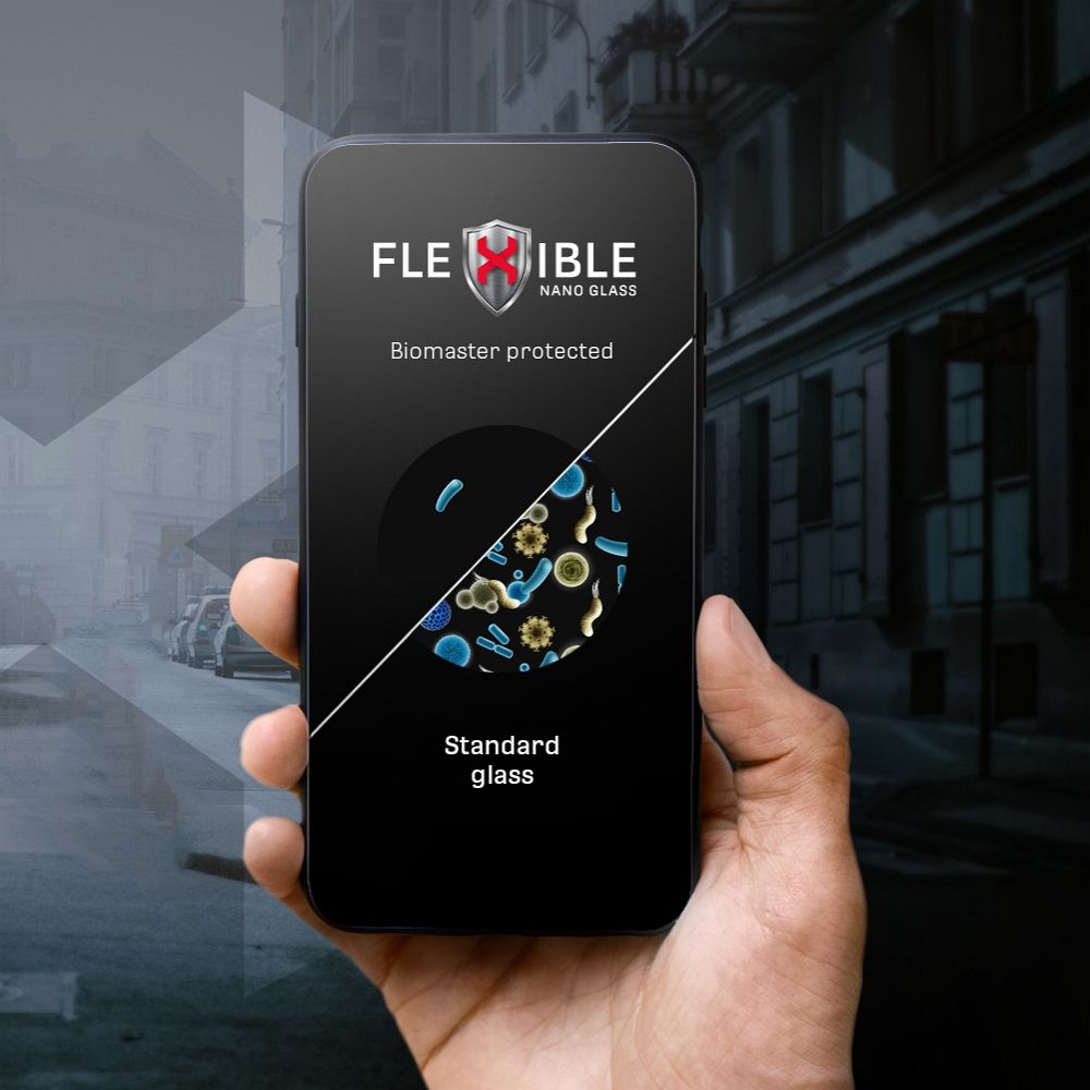 Forcell Flexible Nano Glass 5D for iPhone 15 Pro black