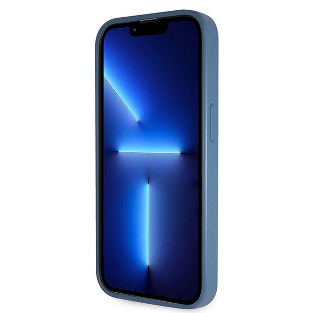 GUESS case for IPHONE 14 Pro GUHCP14LP4TDSCPB (Crossbody 4G Metal Logo) blue