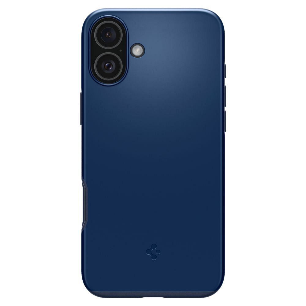 SPIGEN case THIN FIT MAG compatible with MagSafe for IPHONE 16 navy blue