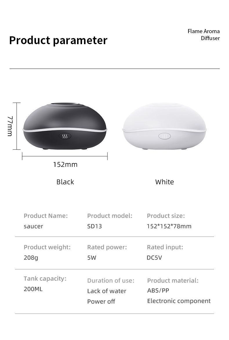 Aromatherapy machine / humidifier / diffuser Art Deco model SD13 white