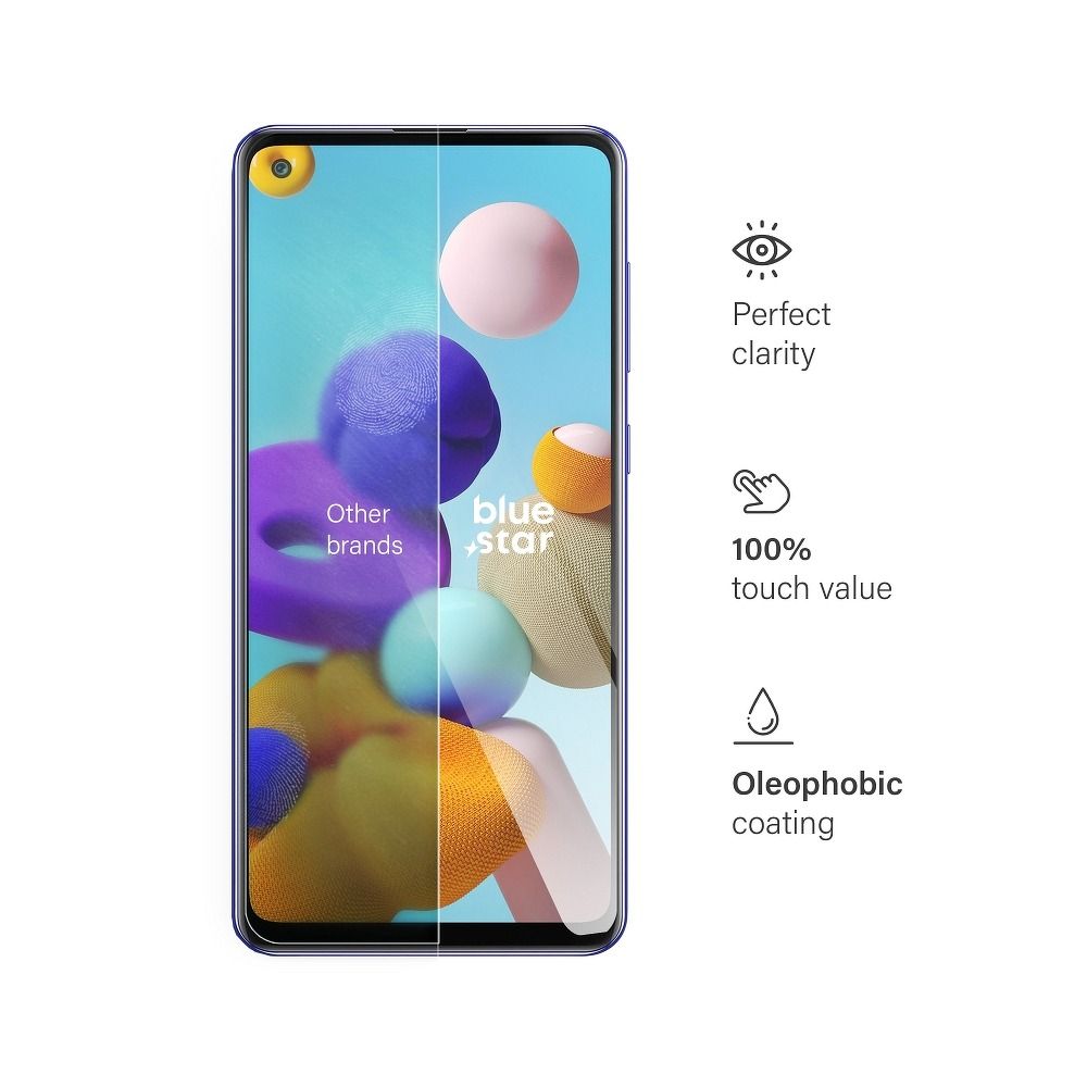 Tempered Glass Blue Star - SAMSUNG Galaxy A21s