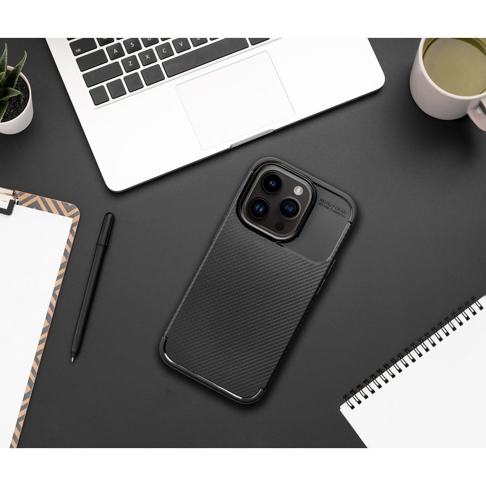 Case CARBON PREMIUM for IPHONE 15 black