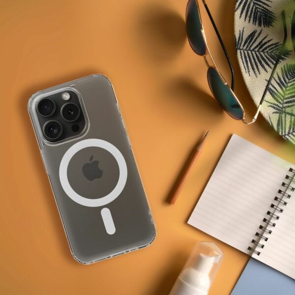 FROST MAG COVER case compatible with MagSafe for IPHONE 15 Pro Max transparent