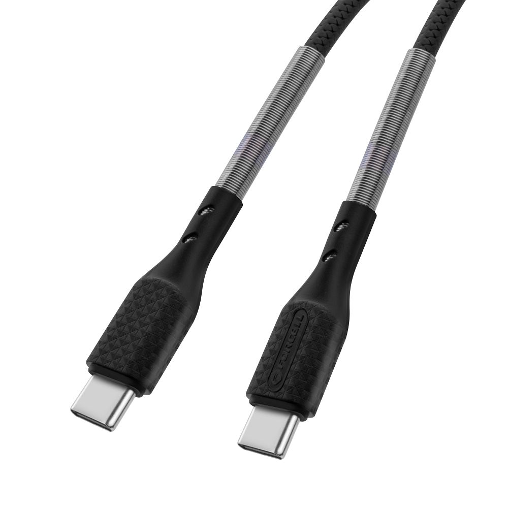 FORCELL F-ENERGY Carbon CB-02C cable Type C to Type C PD QC3.0 5A 60W 1 m black