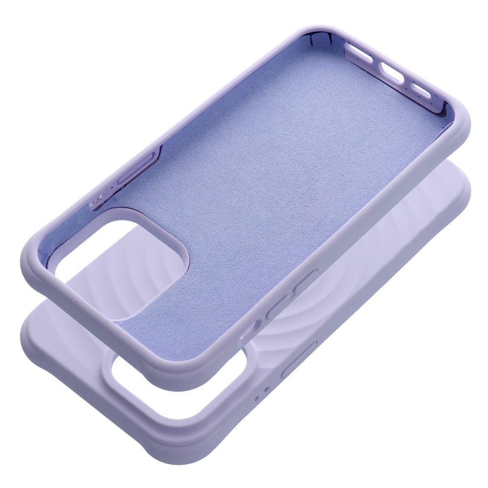 Silicone Zephyr Mag Cover compatible with MagSafe do IPHONE 13 lilac