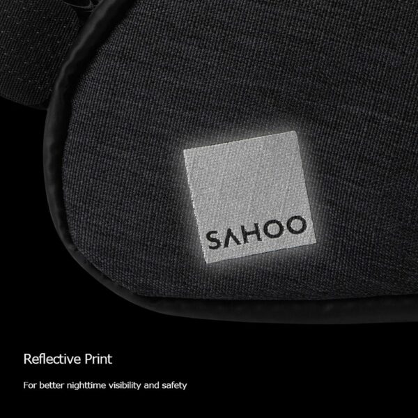 SAHOO bike bag under the bicycle seat with zip 0,5L 131470S-SA black