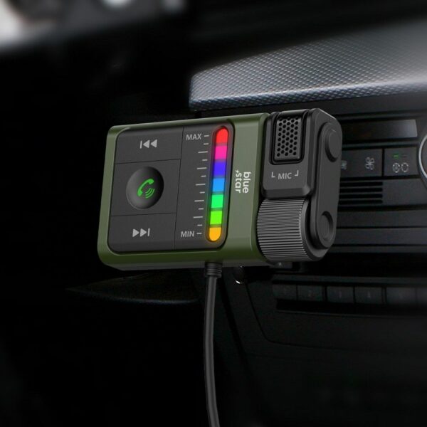 BLUE STAR transmitter FM bluetooth Equalizer BT64 black