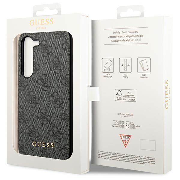 GUESS case for SAMSUNG S24 Plus GUHCS24MG4GFGR (Classic logo) black