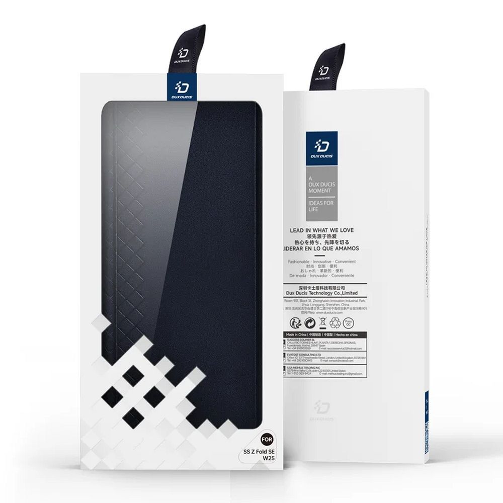 DUX DUCIS case BRIL with pen holder for SAMSUNG Z Fold SE/W25 blue