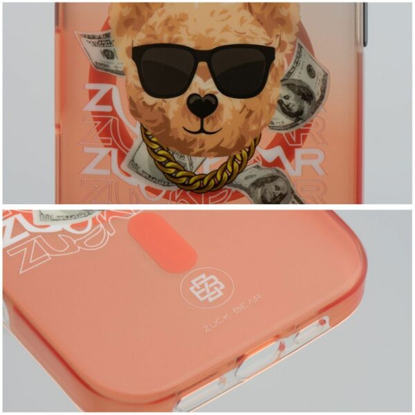 ZUCK BEAR case HAROLD MAG compatible with MagSafe for IPHONE 16 orange