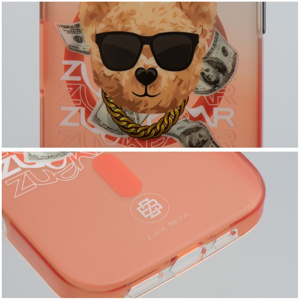 ZUCK BEAR case HAROLD MAG compatible with MagSafe for IPHONE 16 orange