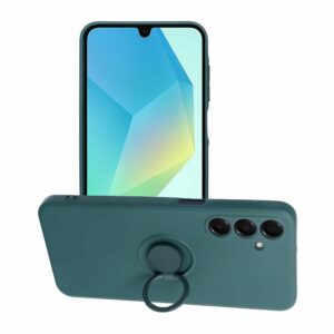 SILICONE RING case for SAMSUNG A16 5G / A16 4G green