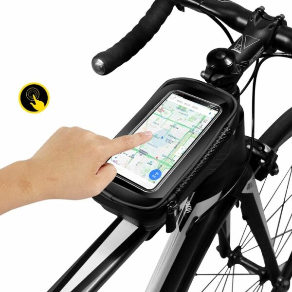 WILDMAN traveling bag for bike frame with zipper E2 1L ( 4 "- 7" ) black