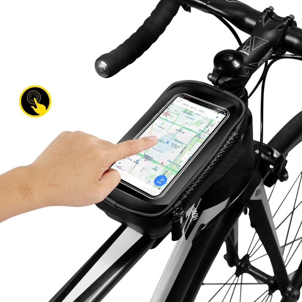 WILDMAN traveling bag for bike frame with zipper E2 1L ( 4 "- 7" ) black