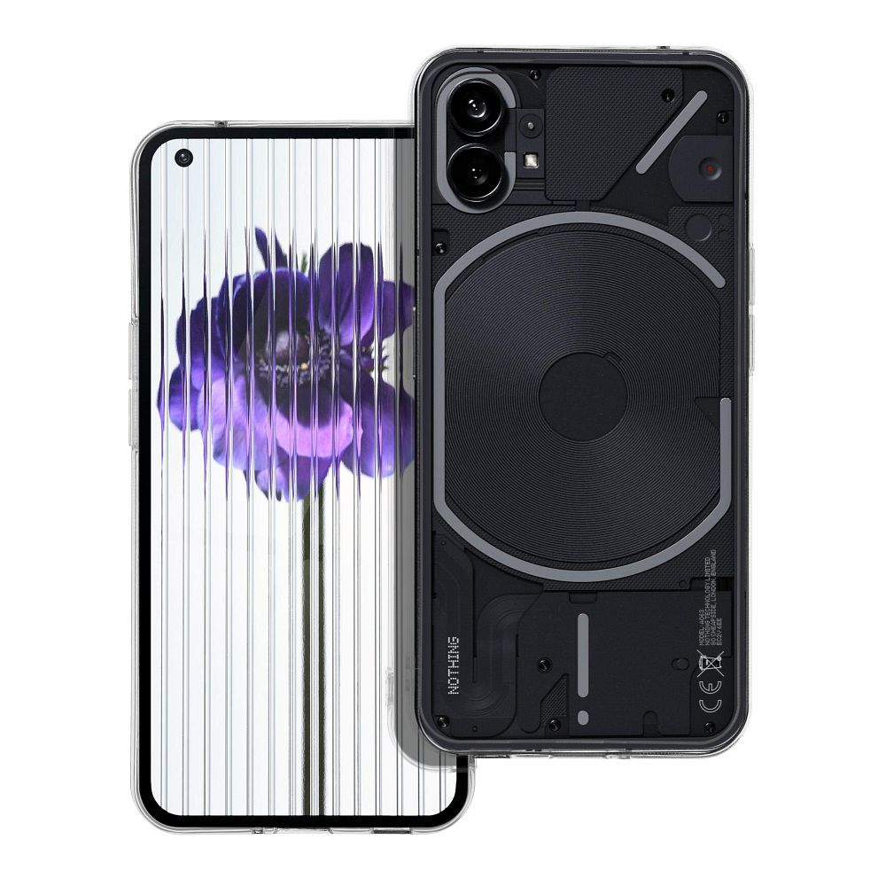 CLEAR Case 2 mm for NOTHING Phone 1 (camera protection) transparent