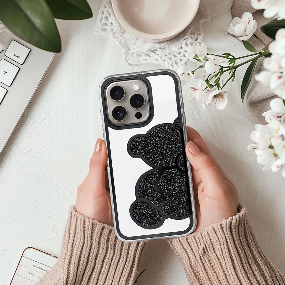 TEDDY BEAR Case for IPHONE 16 Pro Max black