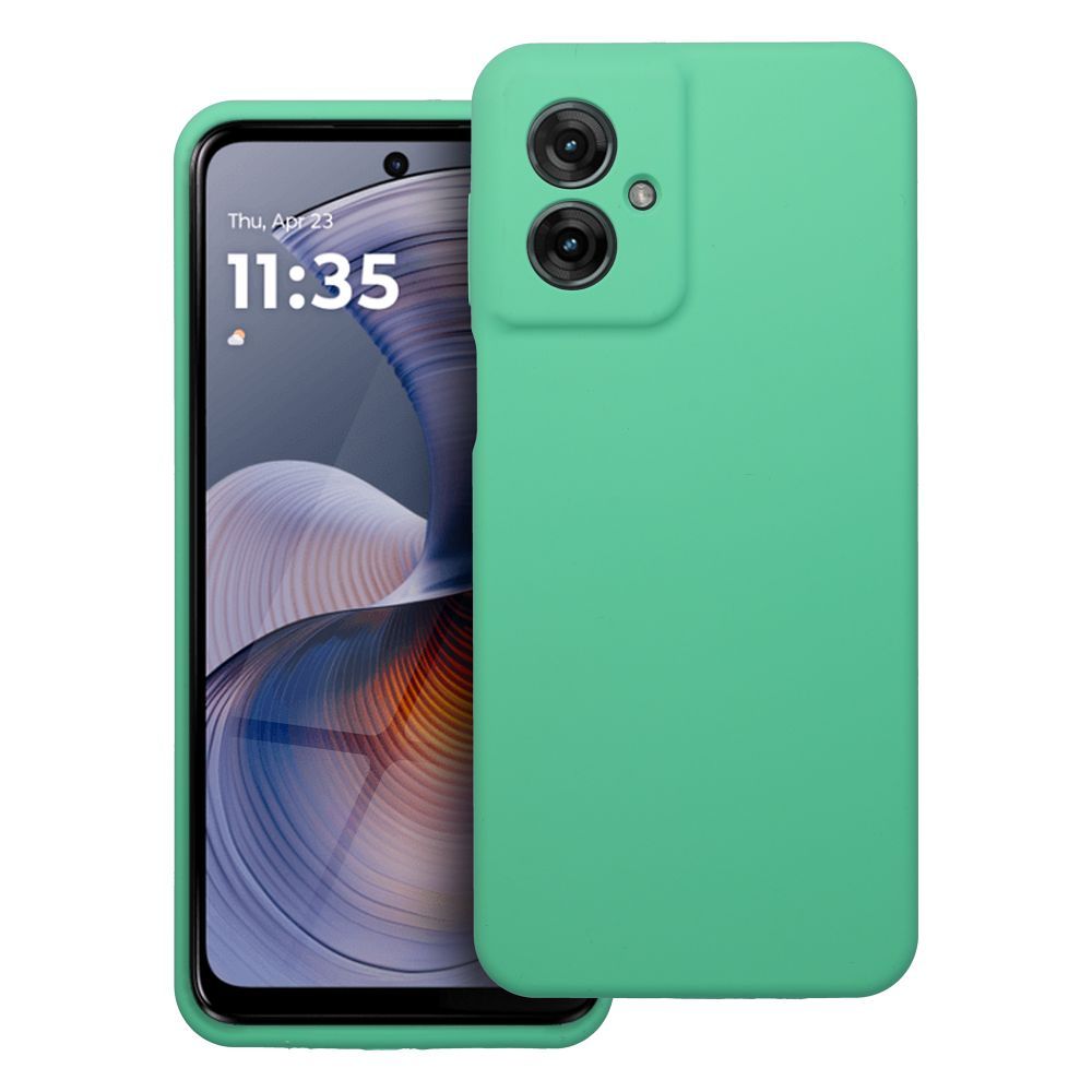 Case SILICONE 2mm for MOTOROLA G55 5G mint