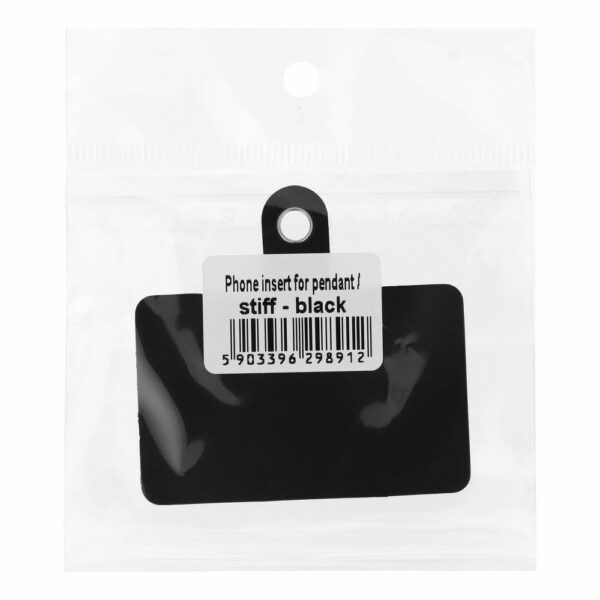 Phone insert for pendant / stiff - black