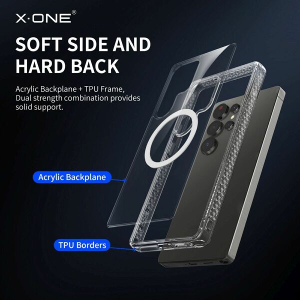 X-ONE Dropguard Magnetic Case Pro (compatible with MagSafe) for Samsung Galaxy S25 Plus